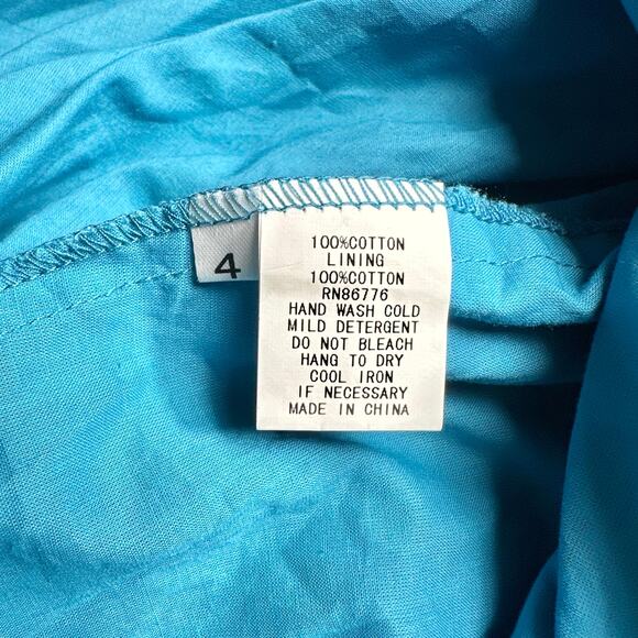 Workers For Freedom | Women | Floral A-Line Boho Hippie Circle Midi Skirt | Sz 4 - Picture 7 of 12